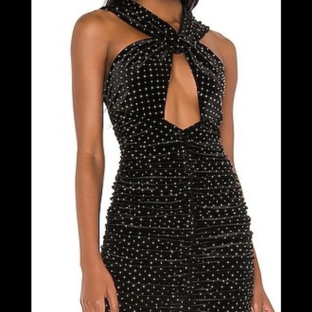 For Love and Lemons Larissa Party Dress in Black